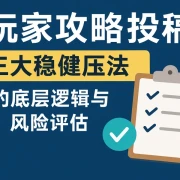 玩家实战投稿：深度解析「三大稳健压法」的底层逻辑与风险评估